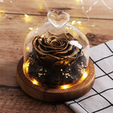 Rose Eternelle Premium Marron Brillant