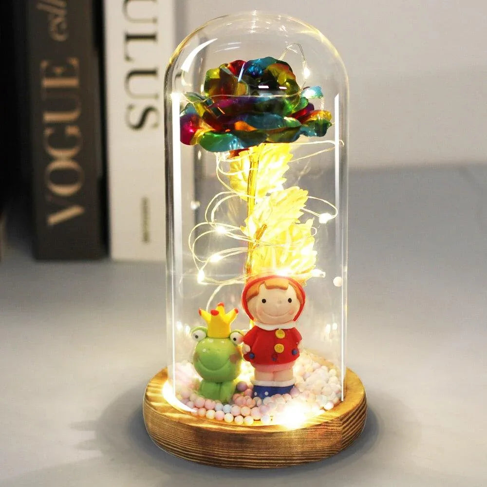 Rose Eternelle Roi Grenouille (Choix de Couleurs) - Rose Eternelle La Boutique