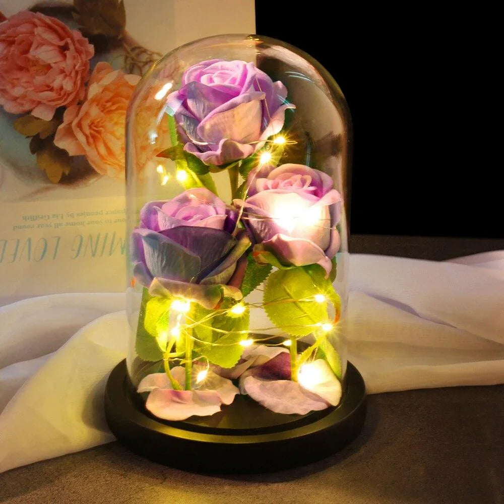 Eternal Rose Boutique Eternal Rose under glass dome (plusieurs couleur disponible)