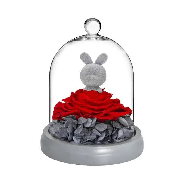 Rose Eternelle Ourson ( Choix de style ) - Rose Eternelle La Boutique