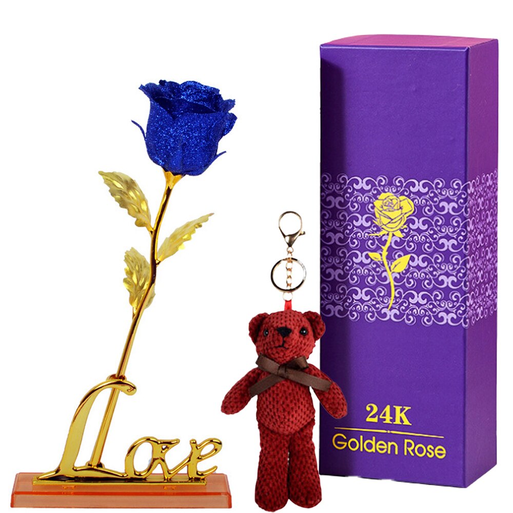 Eternal Rose Gift Box in 24k Gold
