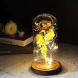 Rose Eternelle Crystal Sous Cloche (Choix de Couleurs)
