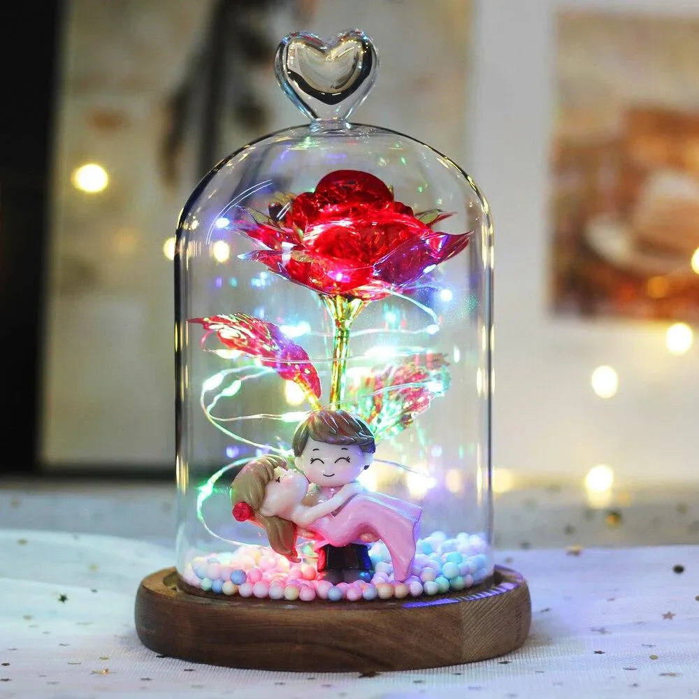 Rose Eternelle Mariage Or 24K ( Choix de Couleurs ) - Rose Eternelle La Boutique