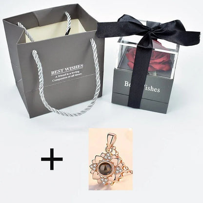 Rose Eternelle Coffret (Choix collier) - Rose Eternelle La Boutique
