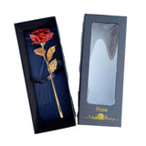 Coffret Rose Éternelle Or 24K – Cadeau de Luxe Inoubliable