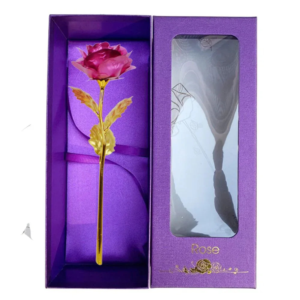 Coffret Rose Éternelle Or 24K – Cadeau de Luxe Inoubliable - Rose Eternelle La Boutique