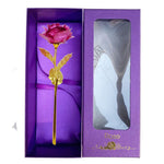 Coffret Rose Éternelle Or 24K – Cadeau de Luxe Inoubliable