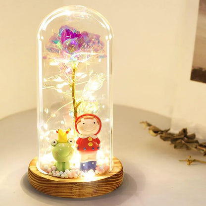 Rose Eternelle Roi Grenouille (Choix de Couleurs) - Rose Eternelle La Boutique