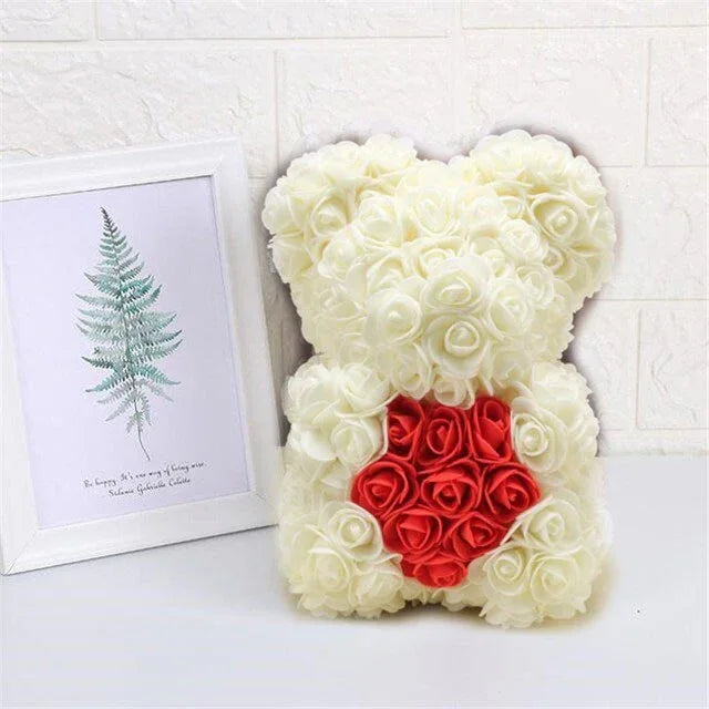 Couple d'ourson en Rose Eternelle - Rose Eternelle La Boutique