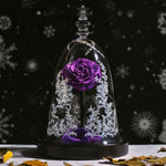 Rose Eternelle Suprême avec Cloche design ( Choix de couleur )
