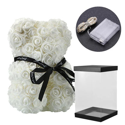 Couple d'ourson en Rose Eternelle - Rose Eternelle La Boutique