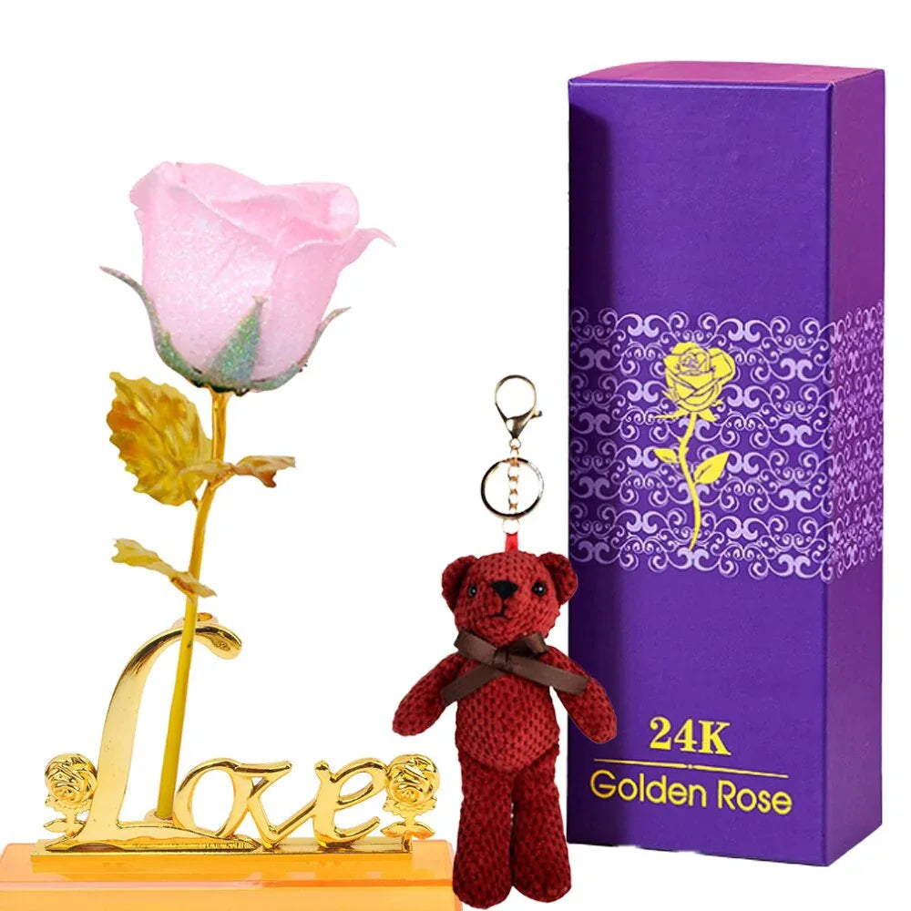 Coffret Rose Eternelle en Or 24k - Rose Eternelle La Boutique