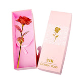Coffret Rose Éternelle Or 24K – Cadeau de Luxe Inoubliable