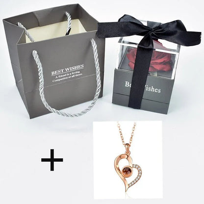 Rose Eternelle Coffret (Choix collier) - Rose Eternelle La Boutique