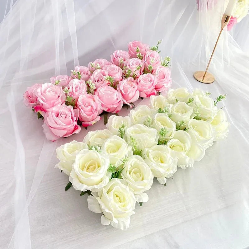 Décoration de Mariage - Panneau de Rose Eternelle Artificielles - Rose Eternelle La Boutique