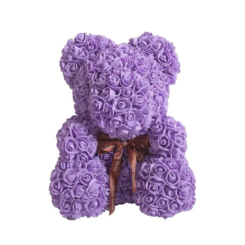 Ours en Rose Eternelle (choix de couleur) - Rose Eternelle La Boutique