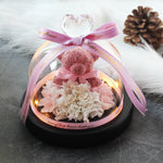Rose Eternelle Petit Chiot Beige