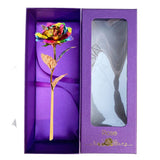 Coffret Rose Éternelle Or 24K – Cadeau de Luxe Inoubliable