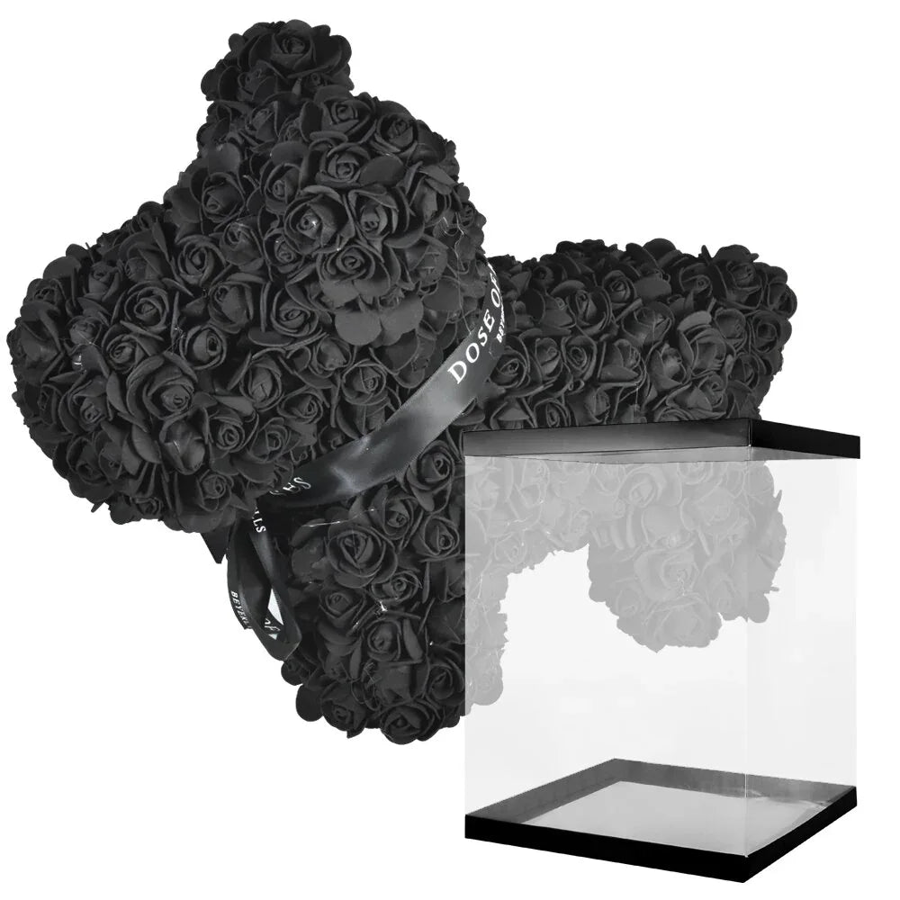 Chien en Rose Eternelle ( Choix de Couleur ) - Rose Eternelle La Boutique