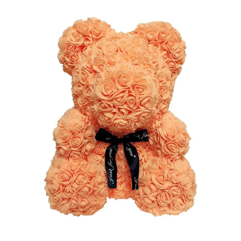 Ours en Rose Eternelle (choix de couleur) - Rose Eternelle La Boutique