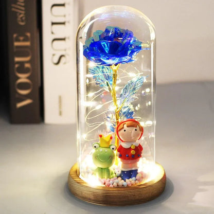 Rose Eternelle Roi Grenouille (Choix de Couleurs) - Rose Eternelle La Boutique