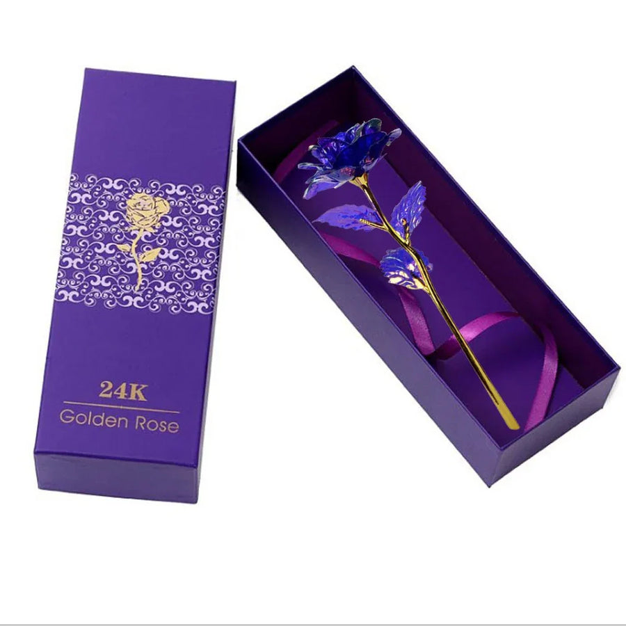 Coffret Rose Éternelle Or 24K – Cadeau de Luxe Inoubliable - Rose Eternelle La Boutique