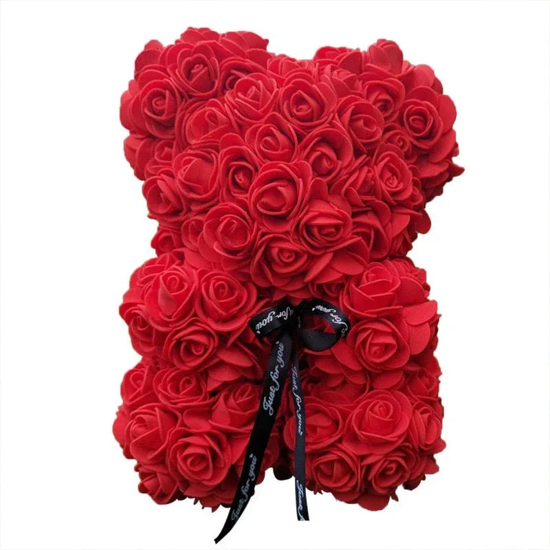 Ours en Rose Eternelle (choix de couleur) - Rose Eternelle La Boutique