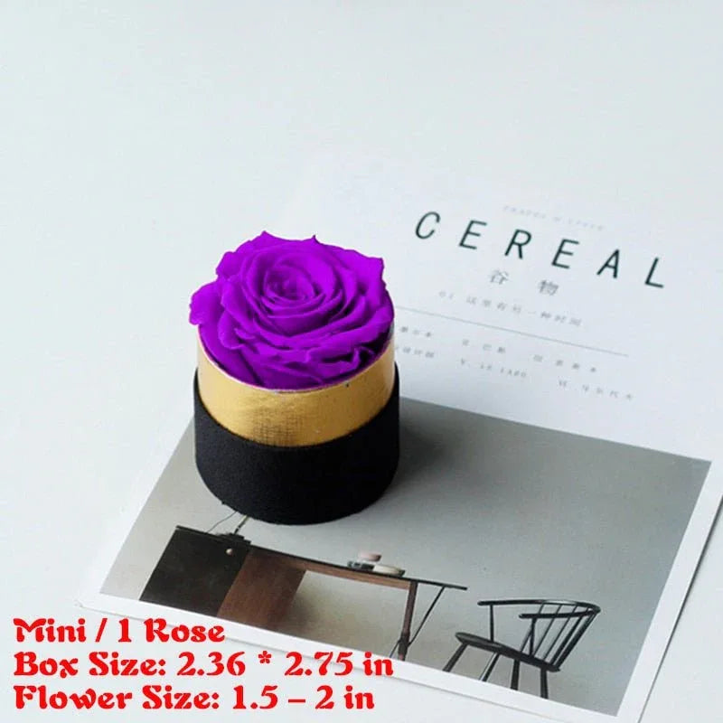 Elégant Petit coffret de Rose Eternelle - Rose Eternelle La Boutique
