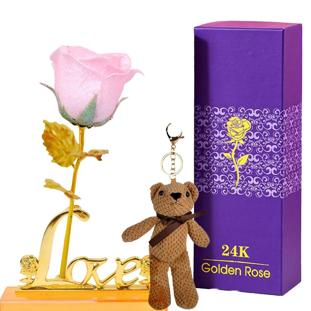 Coffret Rose Eternelle en Or 24k - Rose Eternelle La Boutique