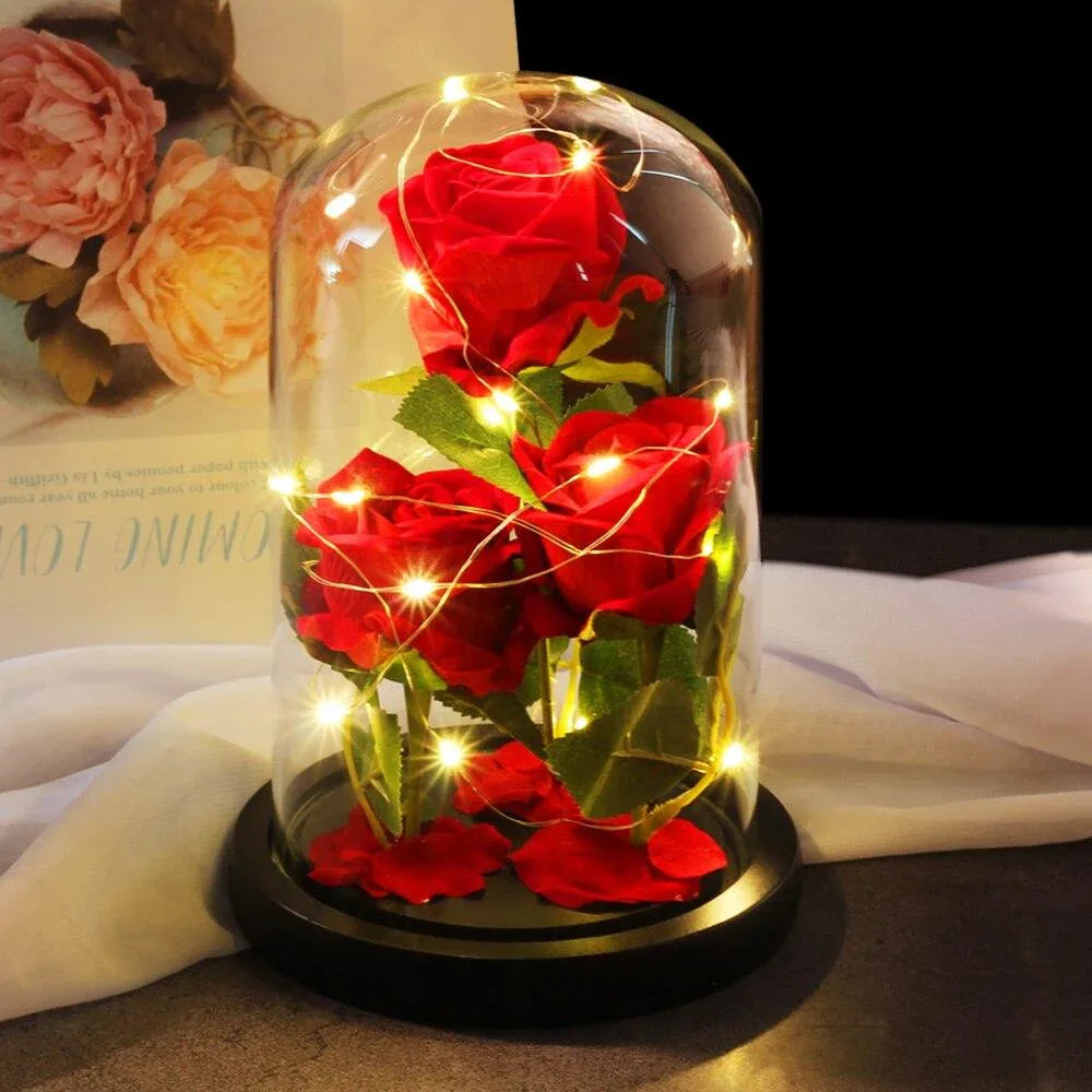 Eternal Rose Boutique Eternal Rose under glass dome (plusieurs couleur disponible)