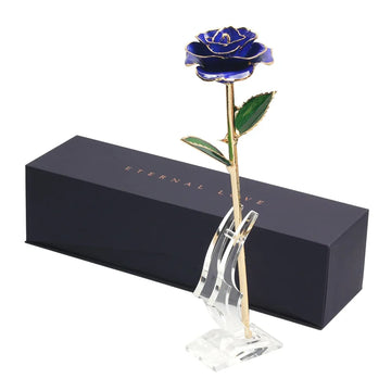 Rose Eternelle Coffret: Couleurs Bleu Or 24K - Rose Eternelle La Boutique