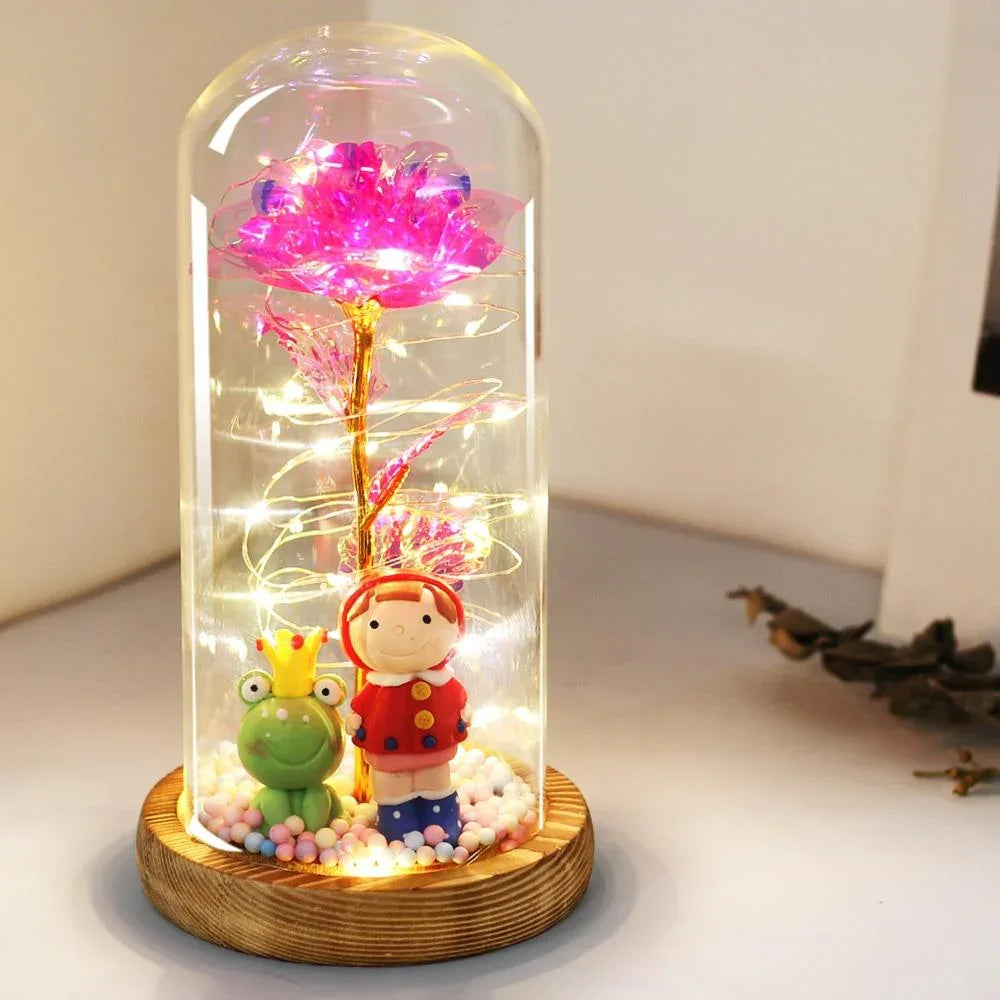 Rose Eternelle Roi Grenouille (Choix de Couleurs) - Rose Eternelle La Boutique