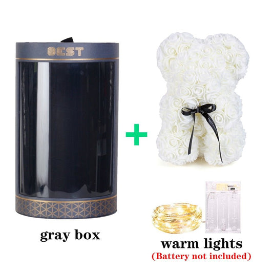 Ours Blanc <br> Boite arrondis