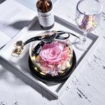 Rose Eternelle Suprême avec Cloche design ( Choix de couleur )
