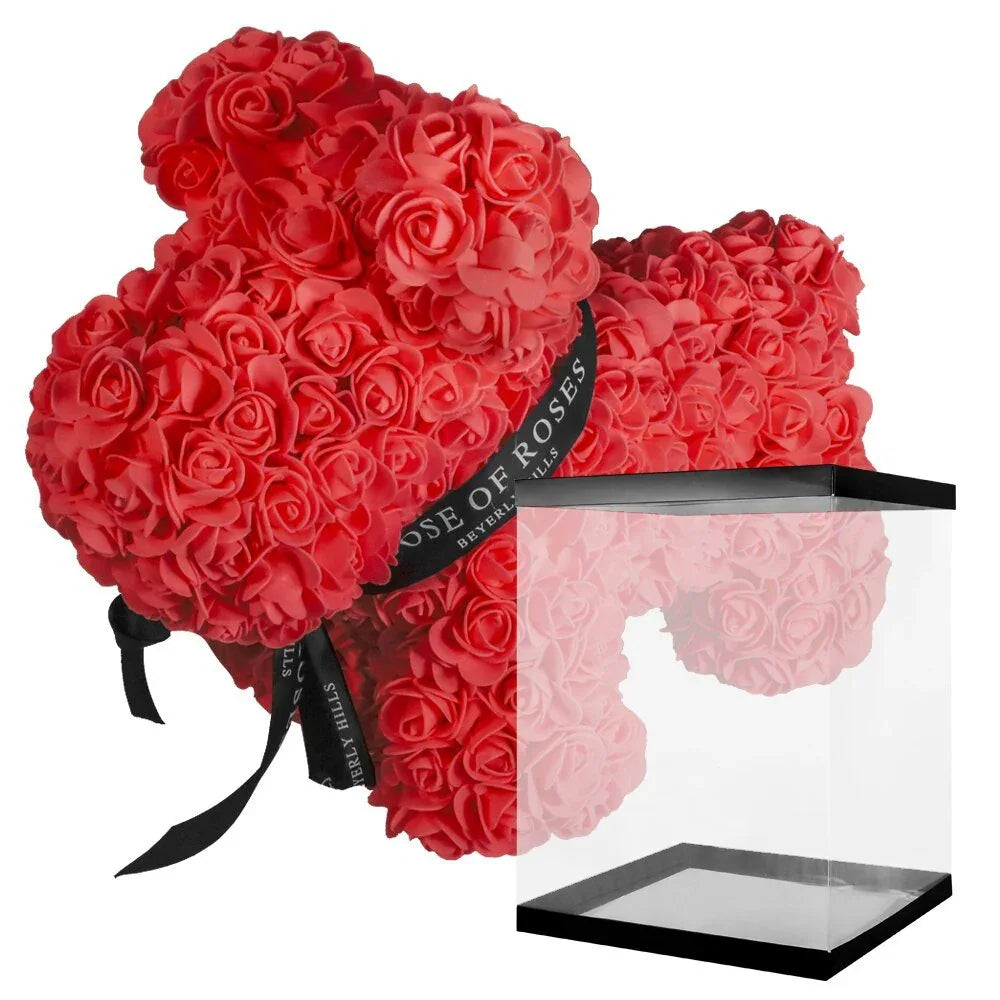 Chien en Rose Eternelle ( Choix de Couleur ) - Rose Eternelle La Boutique