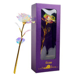 Coffret Rose Éternelle Or 24K – Cadeau de Luxe Inoubliable