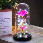 Rose Eternelle Crystal Sous Cloche (Choix de Couleurs)