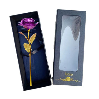 Coffret Rose Éternelle Or 24K – Cadeau de Luxe Inoubliable - Rose Eternelle La Boutique