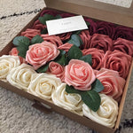 Fleurs Roses Artificielles pour une Décoration Élégante