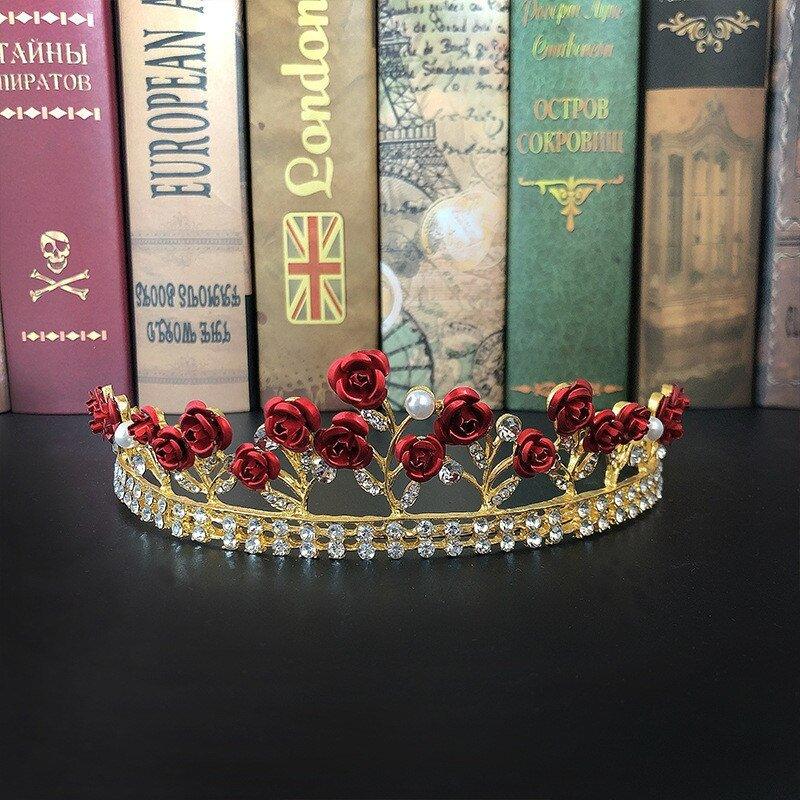 Diadème Avec Rose - Rose Eternelle La Boutique