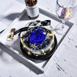Rose Eternelle Suprême avec Cloche design ( Choix de couleur )