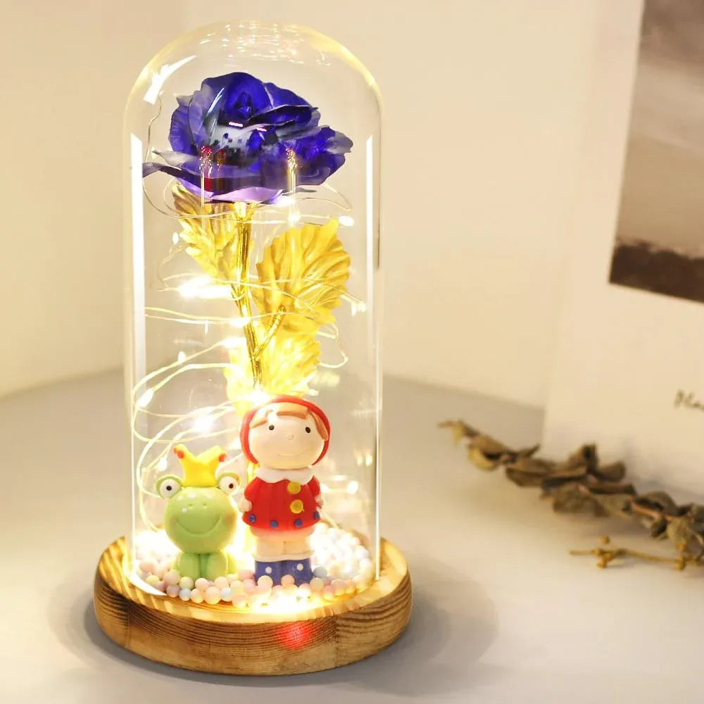 Rose Eternelle Roi Grenouille (Choix de Couleurs) - Rose Eternelle La Boutique