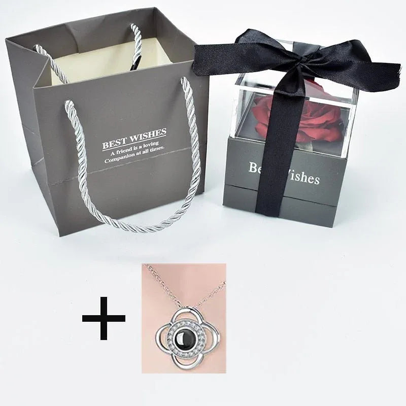 Rose Eternelle Coffret (Choix collier) - Rose Eternelle La Boutique