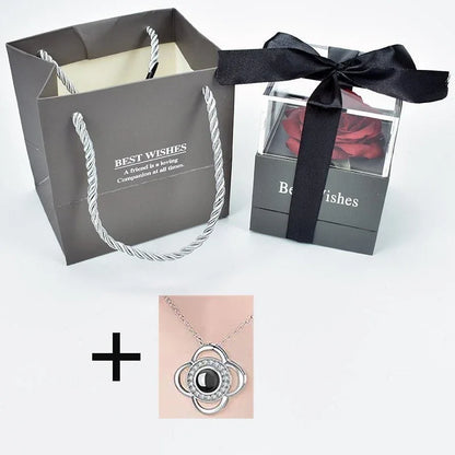 Rose Eternelle Coffret (Choix collier) - Rose Eternelle La Boutique