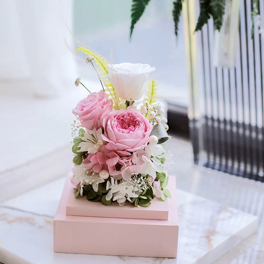 Composition florale d'Amour & D'automne - Rose Eternelle La Boutique