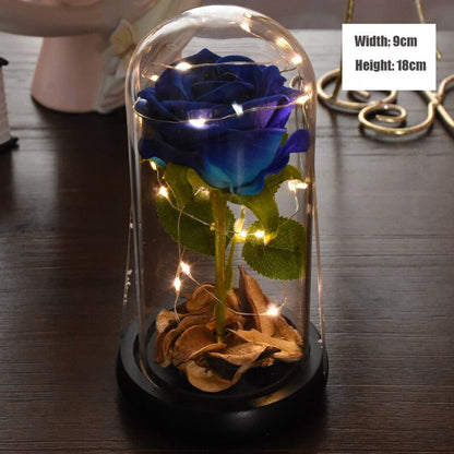 Rose eternelle Sobre & Lumineuse ( Choix de style & couleur )