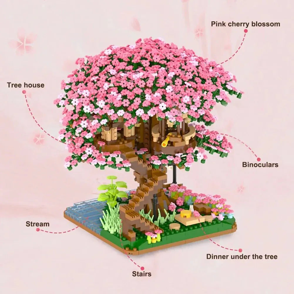 Jeux de construction Arbre en Rose - Rose Eternelle La Boutique