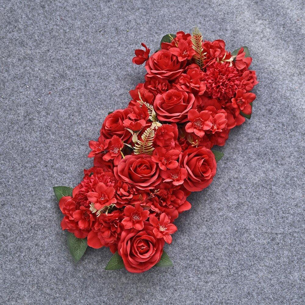 Décoration de Mariage Rustique - Arche de Fleurs Artificielles en Soie - Rose Eternelle La Boutique