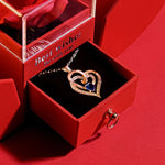 Luxueux Coffret rouge & Rose rouge