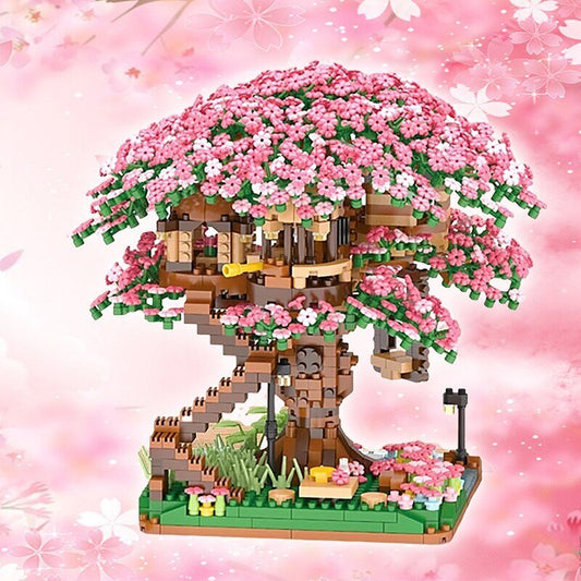 Jeux de construction Arbre en Rose
